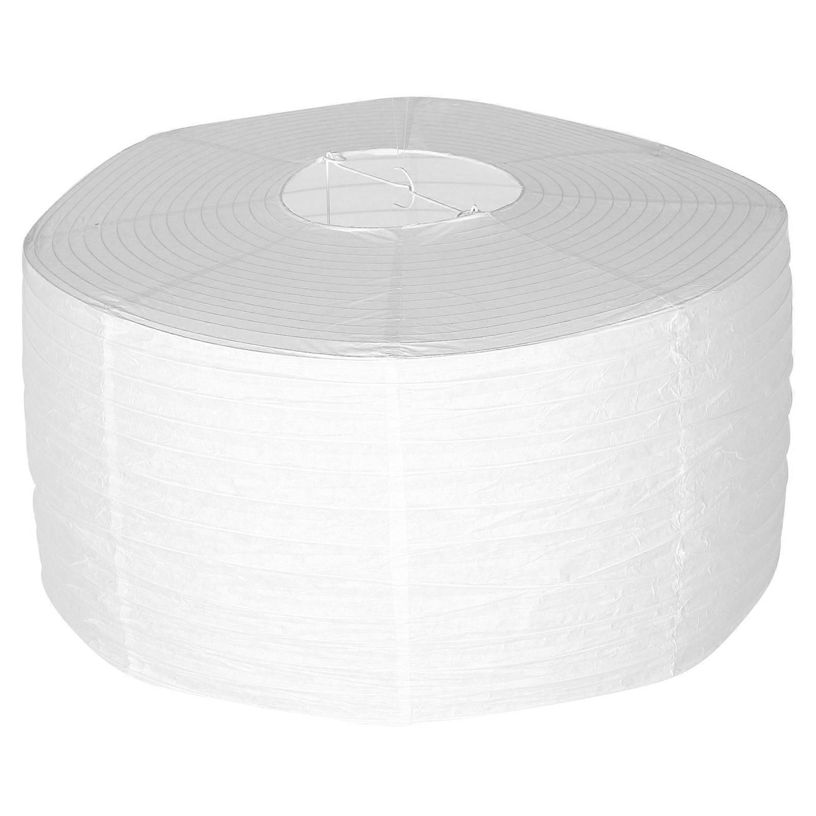 Drum-Shaped Paper Lantern Hanging Lamp Shade with E27 Base