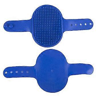 Pet Foam Bath Brush, Grooming Shampoo Comb, Clean Hair Massage Skin Brush For Dogs Or Cats(blue)