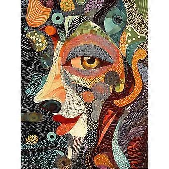 Jigsaw Puzzle for Adults Mysterious Face Puzzle HAA508