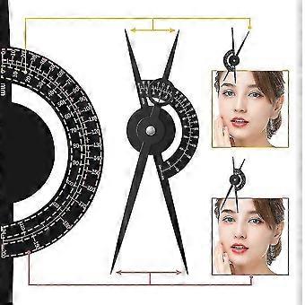 Double Scale Vernier Caliper Eyebrow Golden Ratio Caliper Micro Scraper Gauge Measuring Tool  TA