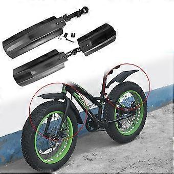 2 stücke Quick Release Schnee Fahrrad Vorne Hinten Schlamm Schutz Fett Bike Fender für 26 Zoll Fatbike Bikes Radfahren Fahrrad Kotflügel