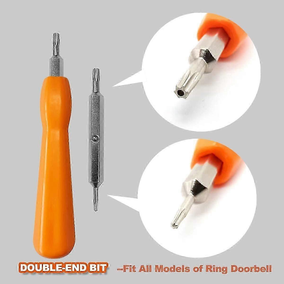 Security Screws and Screwdriver Kit for Ring Doorbell Replacement