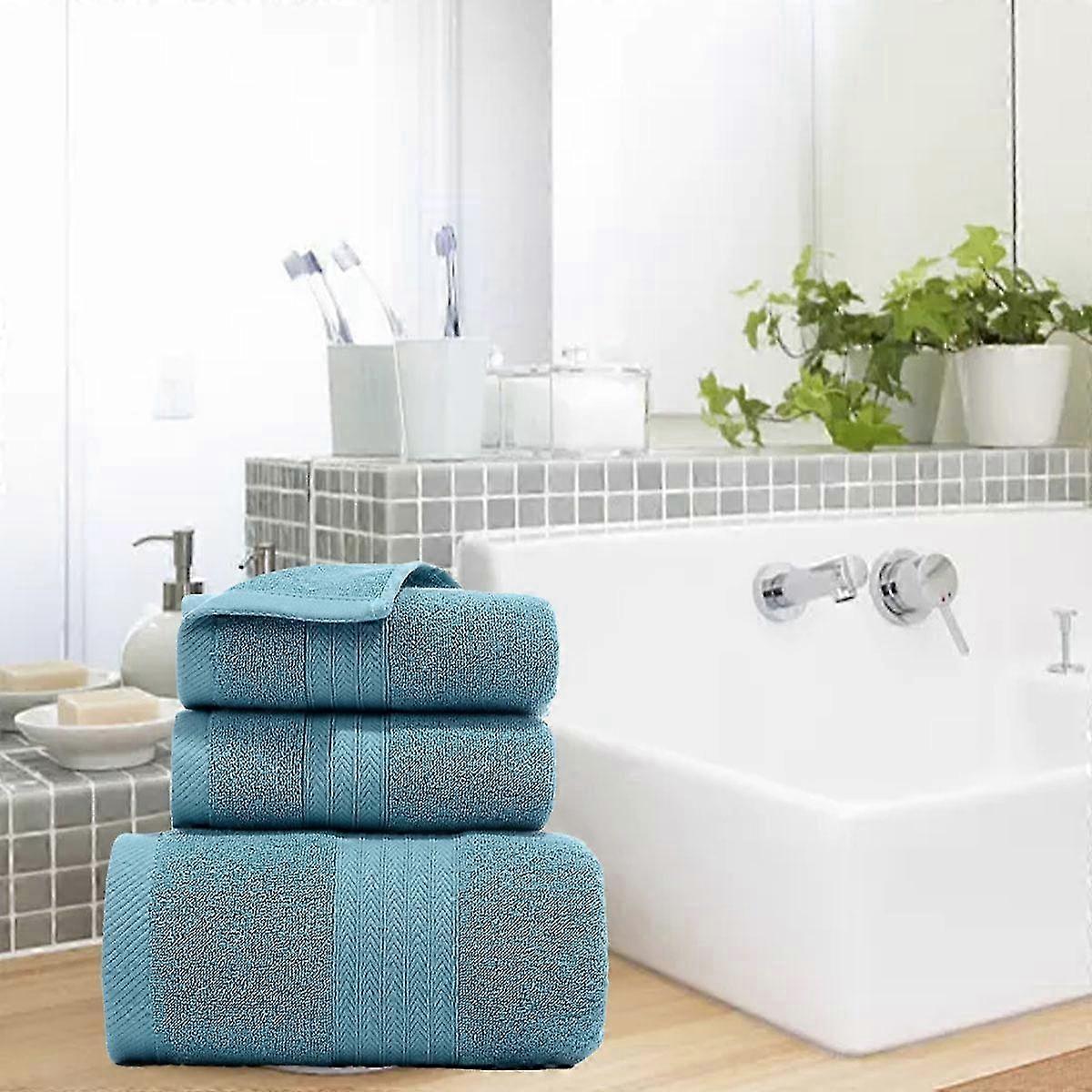 Soft Absorbent Cotton Towel Set