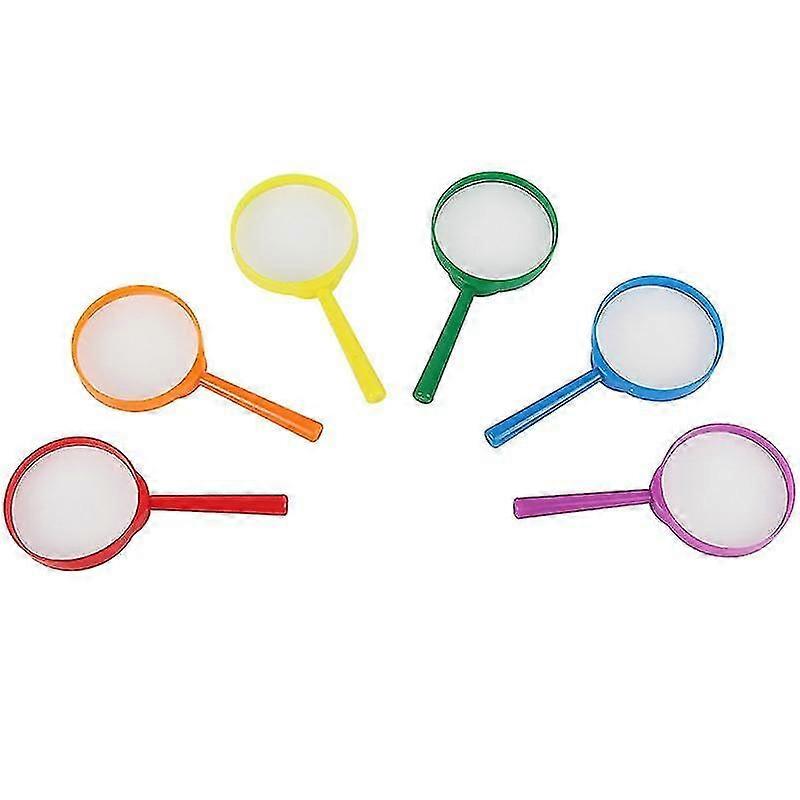 12 stuks plastic vergrootglazen