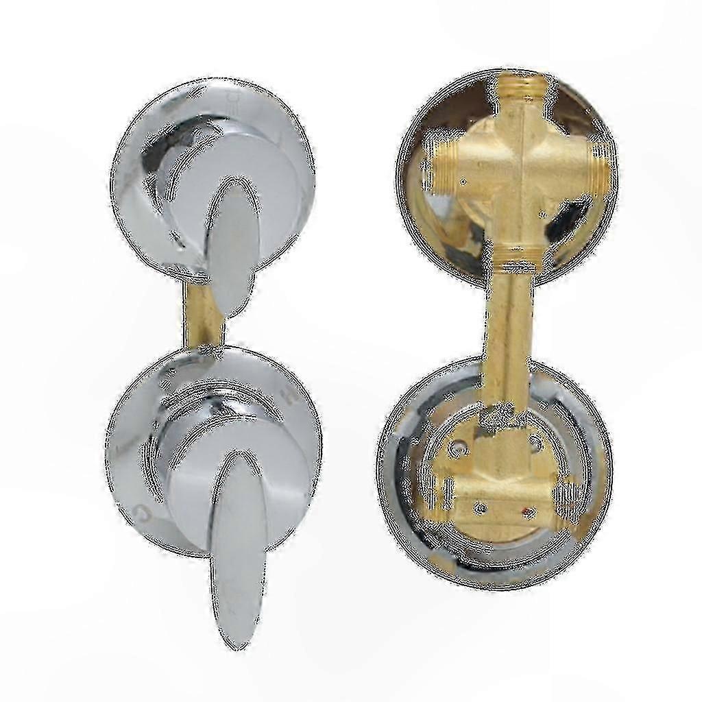 Brass Shower Mixer compatible with Cabin Use with Durable 4-Way Functionality