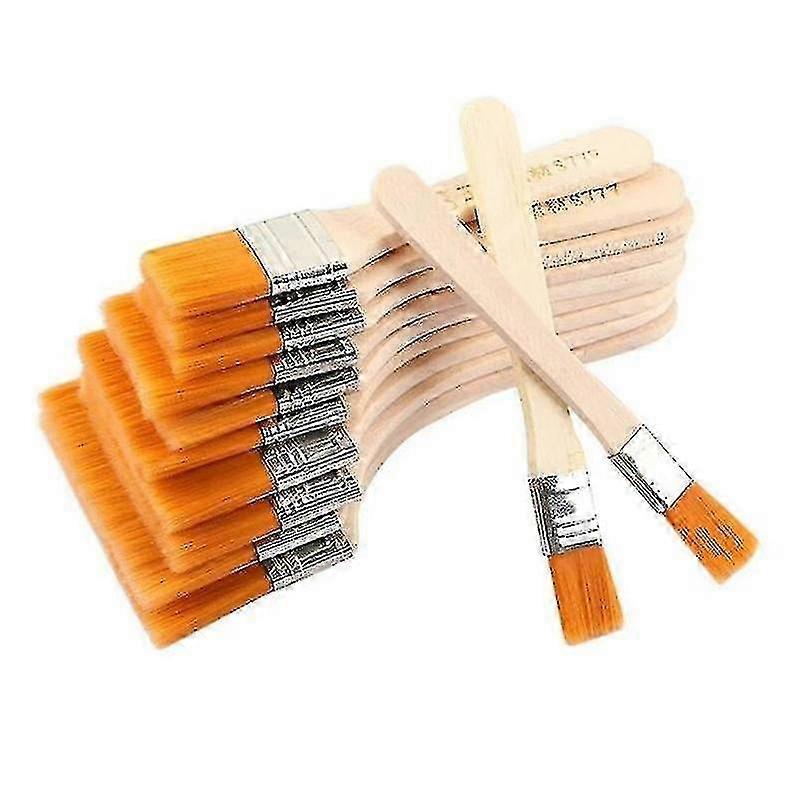 Nylon Wood Handle Paint Brush Set