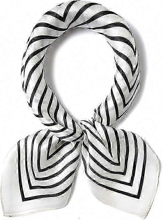 Lightweight Polyester Square Scarf - Breathable Digital Printed Neckerchief