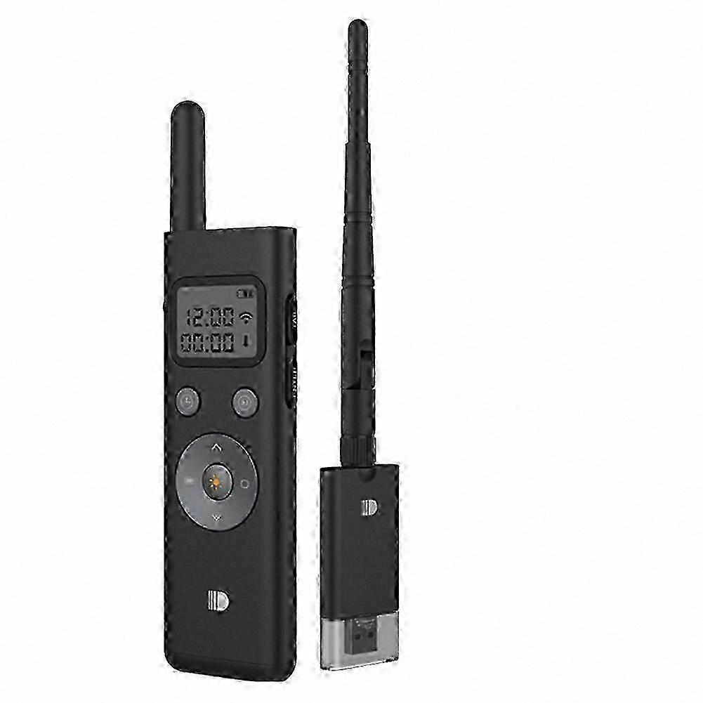 With LCD Display & Green Laser Pointer: Wireless PowerPoint Presenter Remote