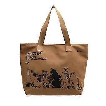 College-Friendly Canvas Shoulder Bag