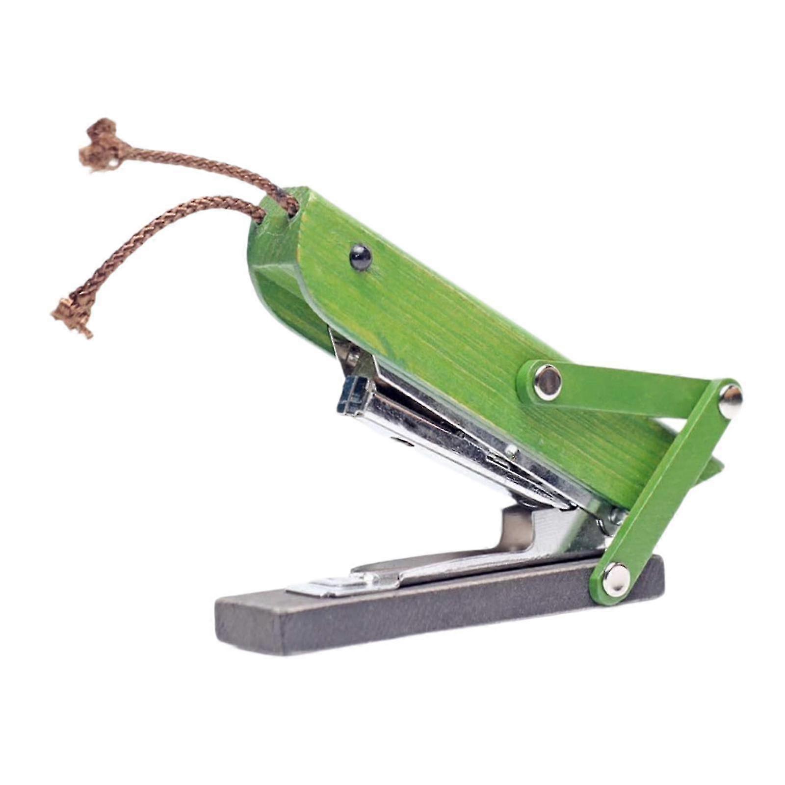 Compact Wood Grasshopper Stapler