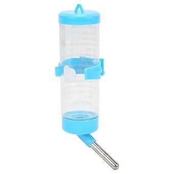 Hamster-Wasserflaschenspender Automatischer Hamster-Trinkbrunnen ohne Tropf für KleintiereBlau 250ML
