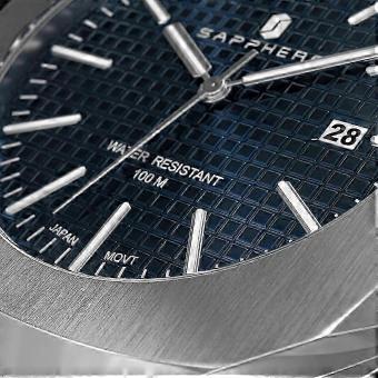 SAPPHERO 2022 Luxury Mens Watch 100M Waterproof Stainless Steel Quartz Date Clock Casual Business Wristwatch Style Watch compatible with Men