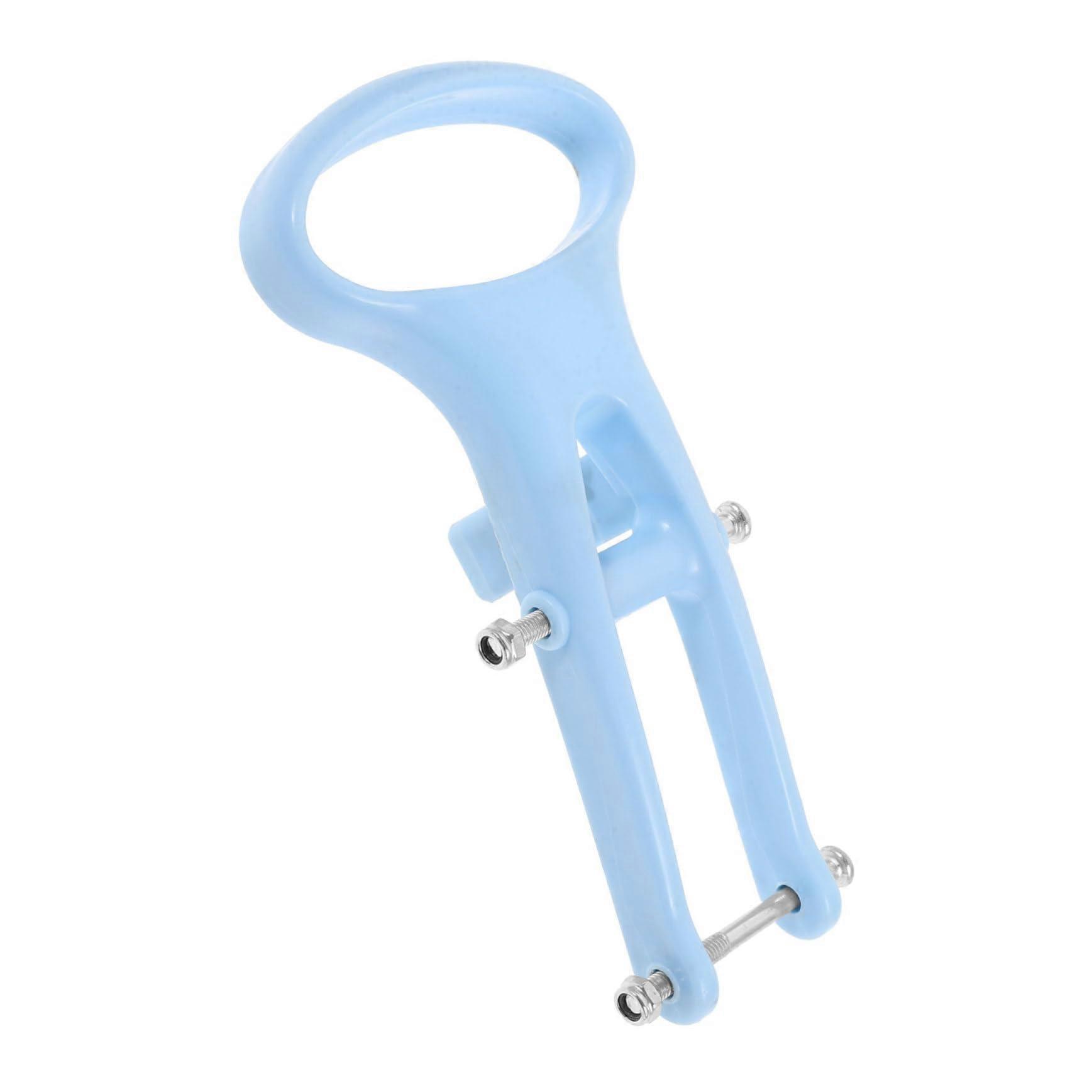 Sponge Mop Handle Replacement with Easy Wringing and Ergonomic Roller Grip Durable Plastic Refill