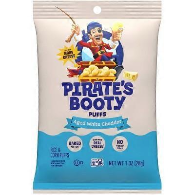 Pirate's Booty Aged White Cheddar Puffs, 1 oz
