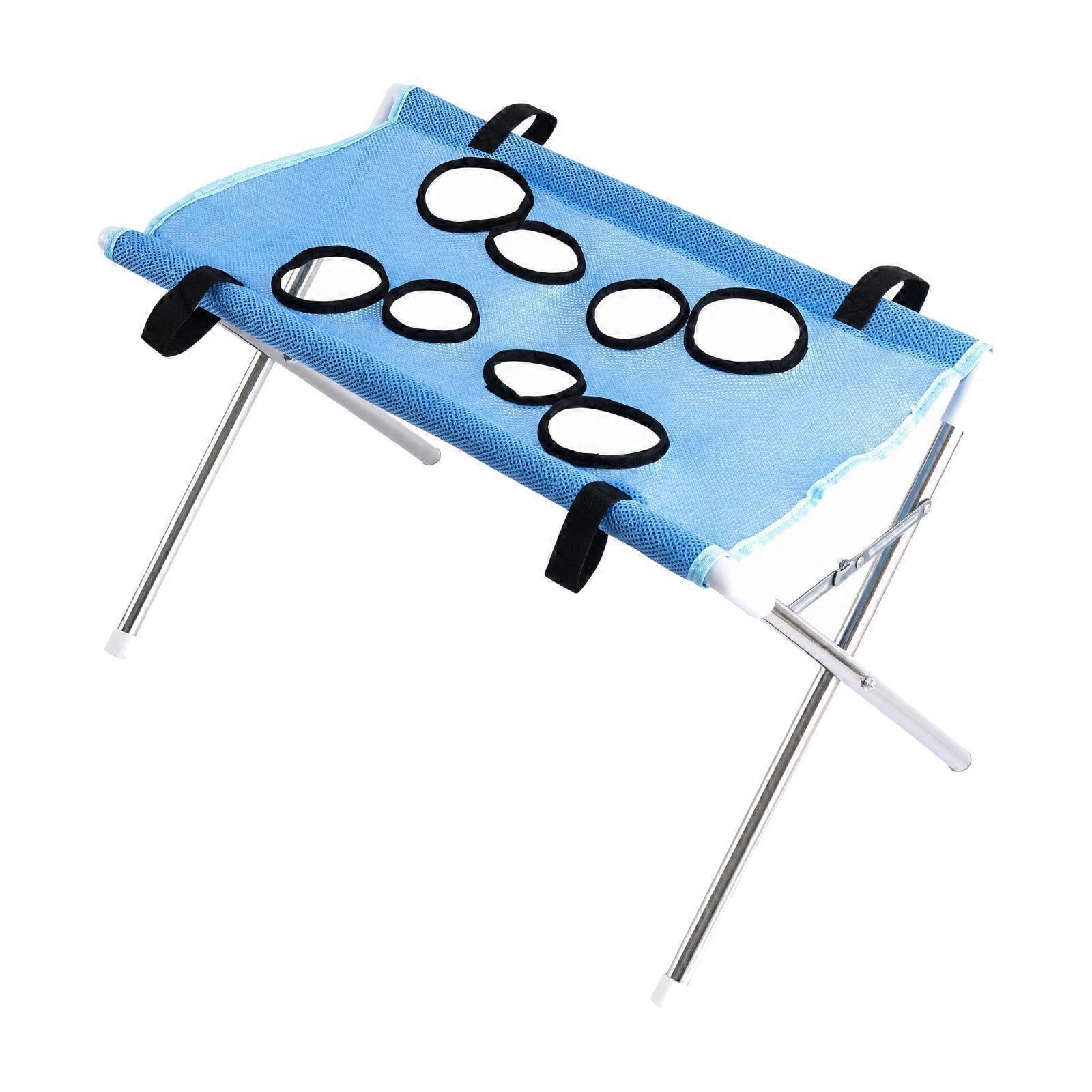 Grooming Table Quick-Draining Foldable Pet Bathing Table with Portable for Dog