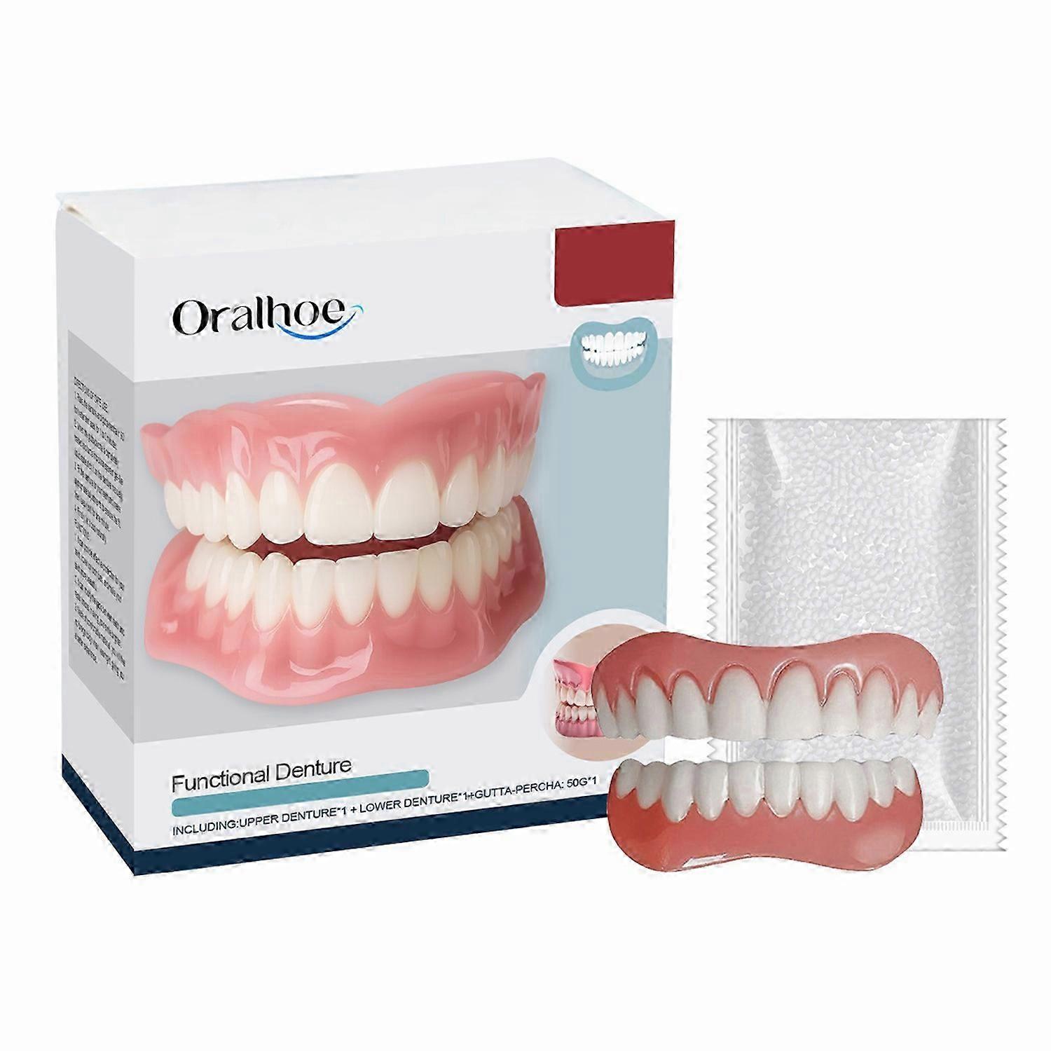DIY Denture Smile Kit Resin Upper Lower