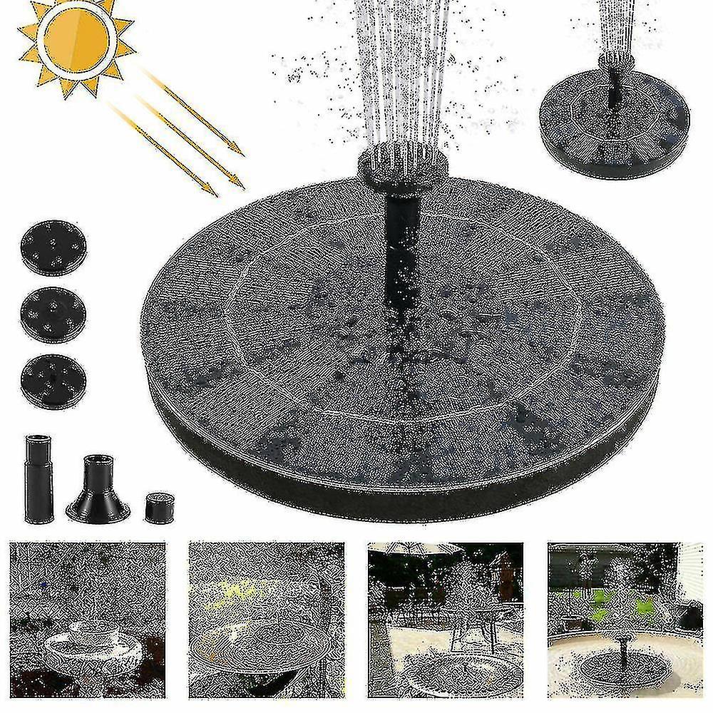 Home Garden Dcor 1.4w Solar Powered Floating Pump Fountain