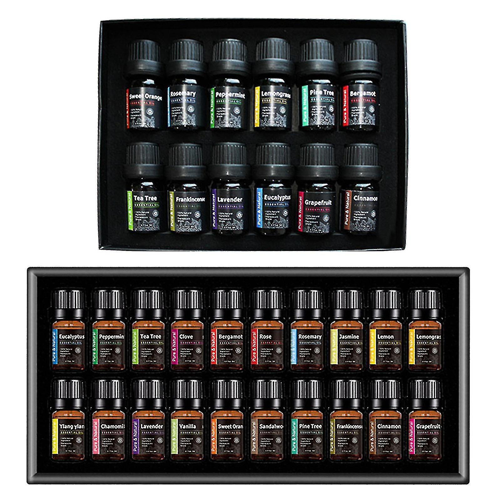 12pcs/20pcs Oil Oils Set Plant Aroma Oil Diffuser Vanilla
