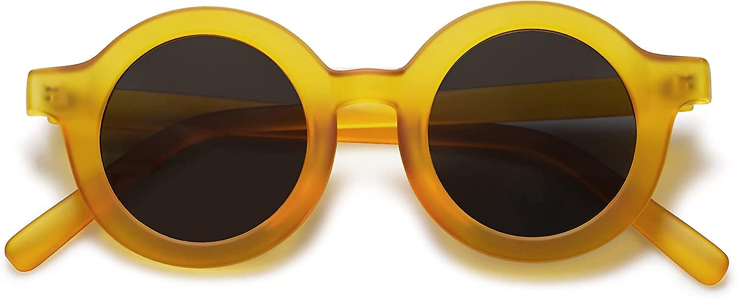 Söpö pyöreä polarisoidut aurinkolasit lapsille Tytöt Pojat Uv400 Protection De Sol Gafas Beach Loma