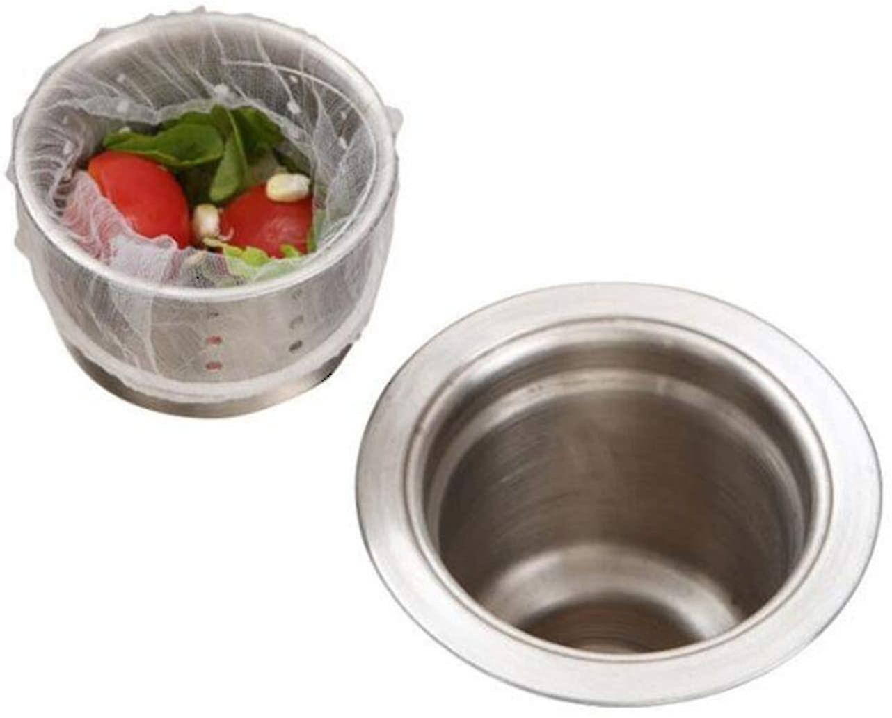 Sink Strainer Filter Bag For Kitchen And Bathroom, Disposable Sink Strainer Bag Net For Garbage Disposal, Mesh Drain Strainer Suitable For All Sizes O