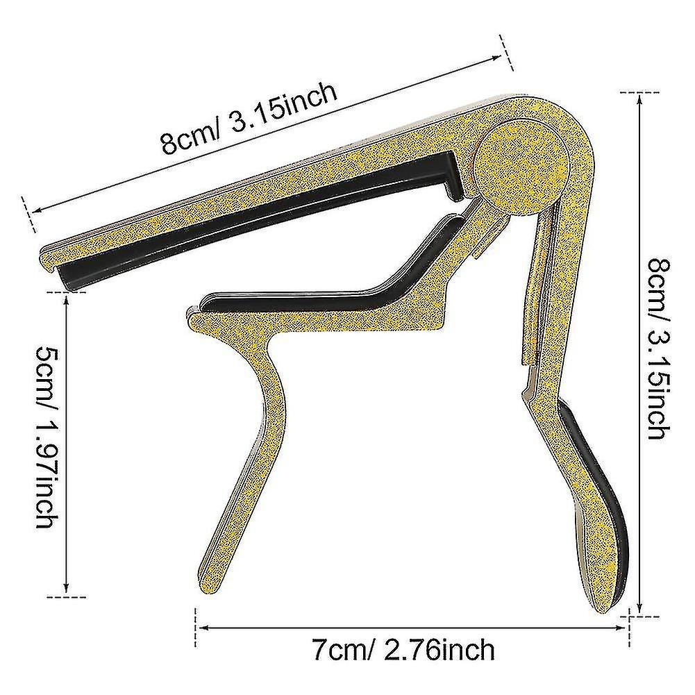 Guitar Accessories Metal Universal Guitar Capo Compatible With String Instrument