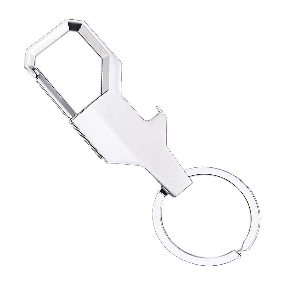 Stainless Steel Keychain With Opener Heavy Duty Car Keychain For Men And Women,ring Hook Key Ring