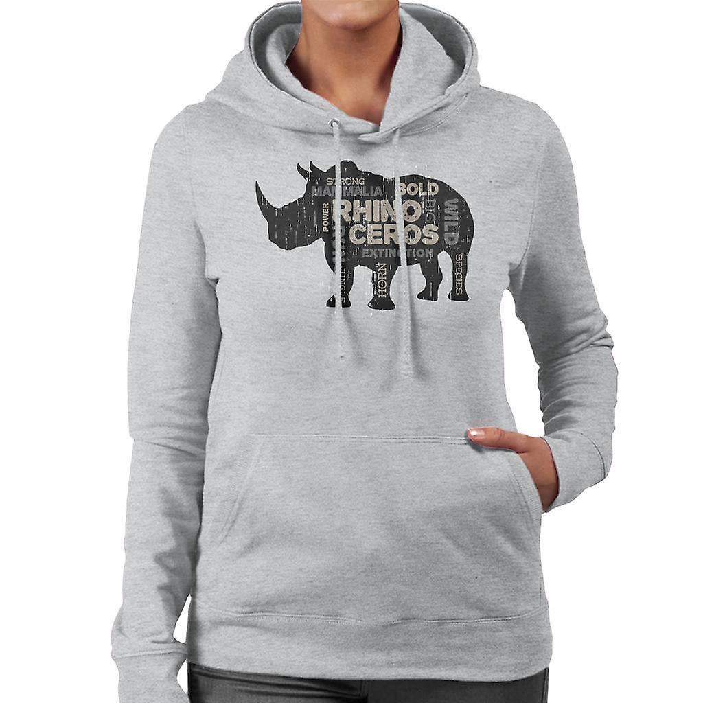 Popis Rhino ženy ' s tričko s kápí