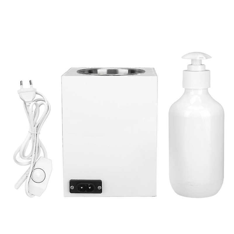 Massage Oil Heater Single Bottle Adjustable Aluminum Alloy Inner Liner Fast Heat Lotion Warmer 110‑250v Manual Massage Tool