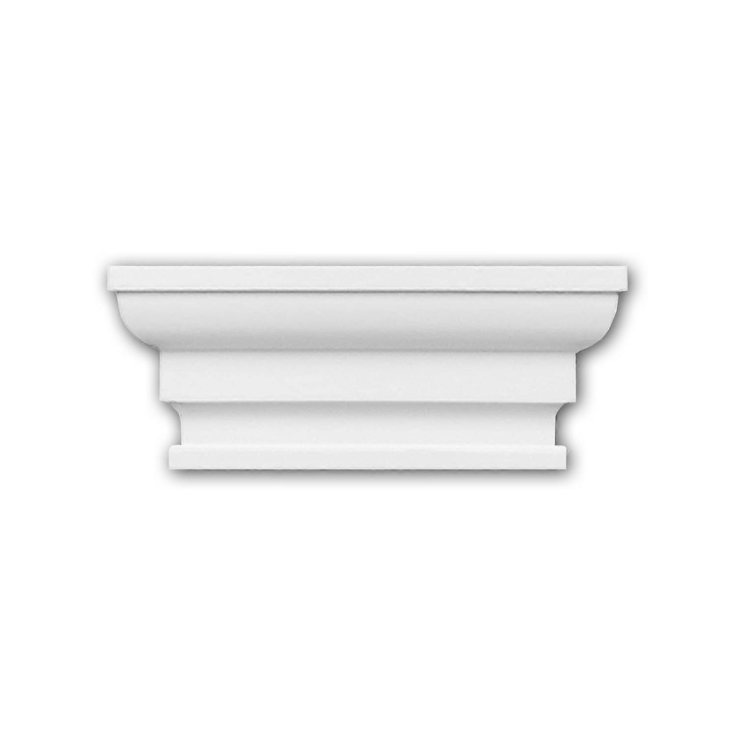 Profhome Decor 1 x Byblos 155003 Profhome white Rigid polyurethane foam pre-primed lightweight, sturdy, dimensionally stable