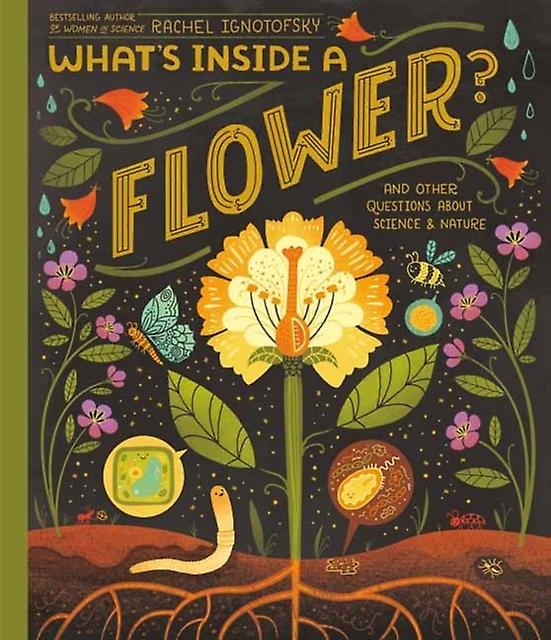 Whats Inside A Flower by Rachel Ignotofsky Paperback Book