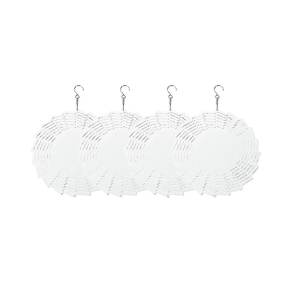 Sublimation Wind Spinner Blank,4pack 10inch Wind Spinner Hanging 3d Aluminum Double Sided Sublimati