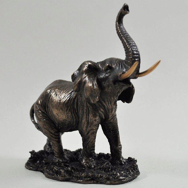 Bronze Elephant Figurine By Allianceinteriorsltd