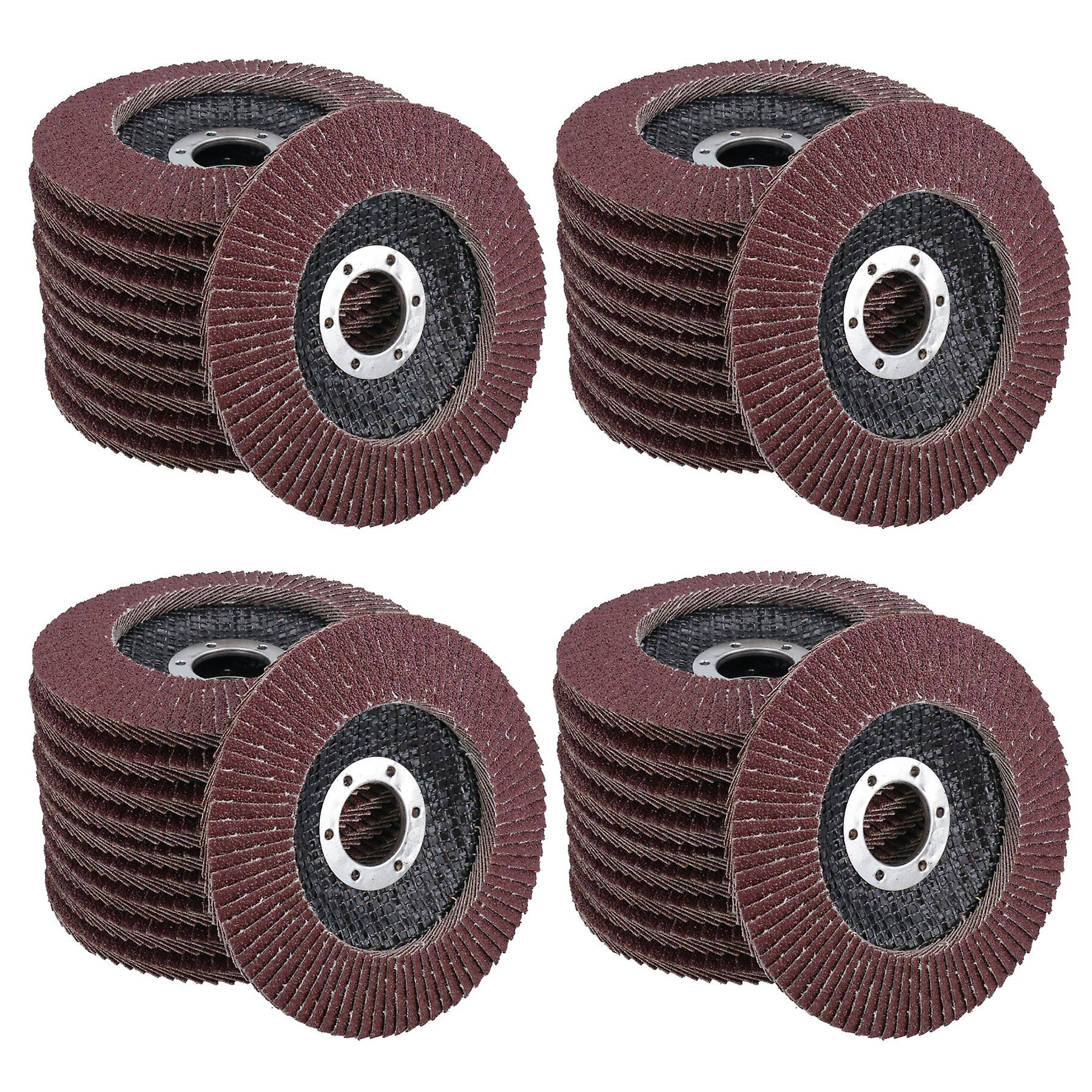 Type 29 Premium Flap Grinding Sanding Discs 80 Flaps 80 Grit Medium 115mm 40pk