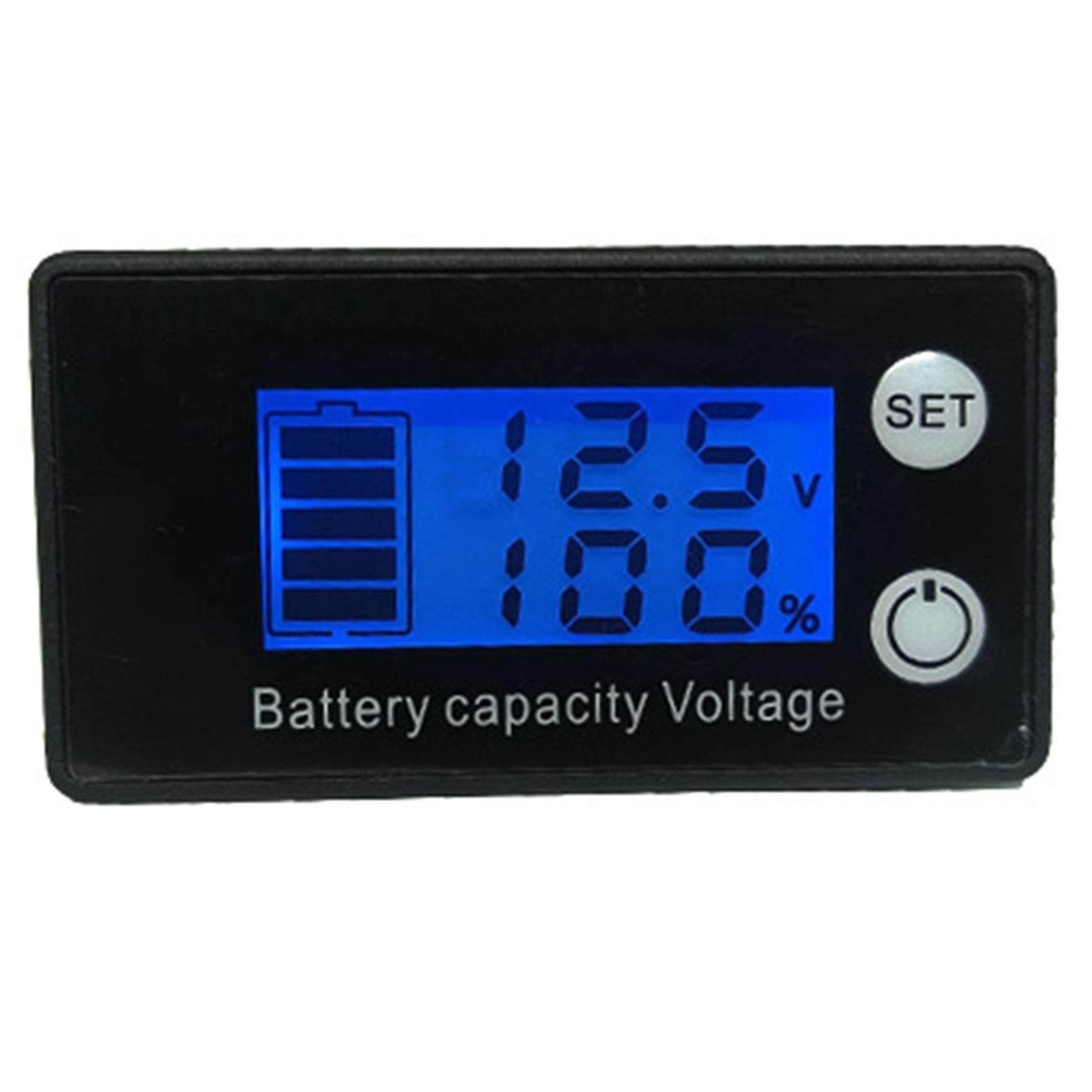 Battery Capacity Indicator Dc 7-68v Lead Acid Lithium Car Motorcycle Voltmeter Meter Voltage Gauge(