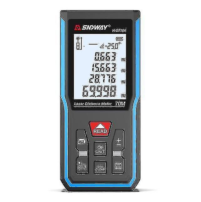 Laser Distance Meter 50m/ 70m/ 100m /120m Angle Measurement Tool Tape Ruler Electronic Level