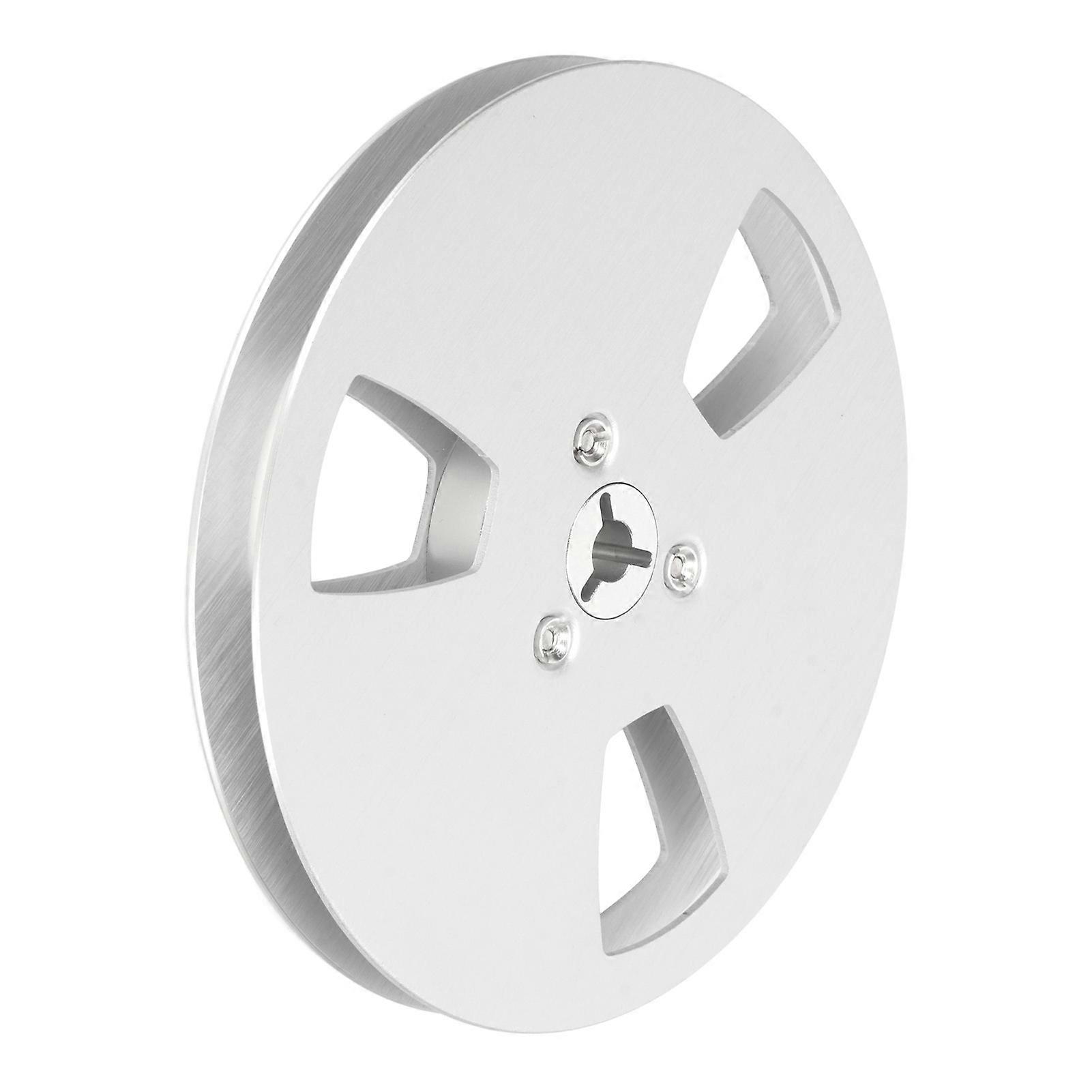 1/4 5 Inch Empty Tape Reel Aluminum Alloy 3 Hole Opening Machine Part Recording Takeup Reel 