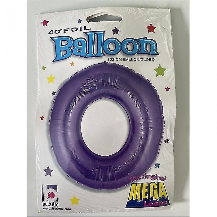 Betallic Number 0 Glitz Balloon