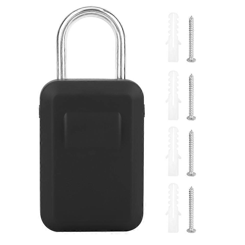 Wall Hanging Password Key Box Key Lock Storage Case with Waterproof Cover for Home Outdoor