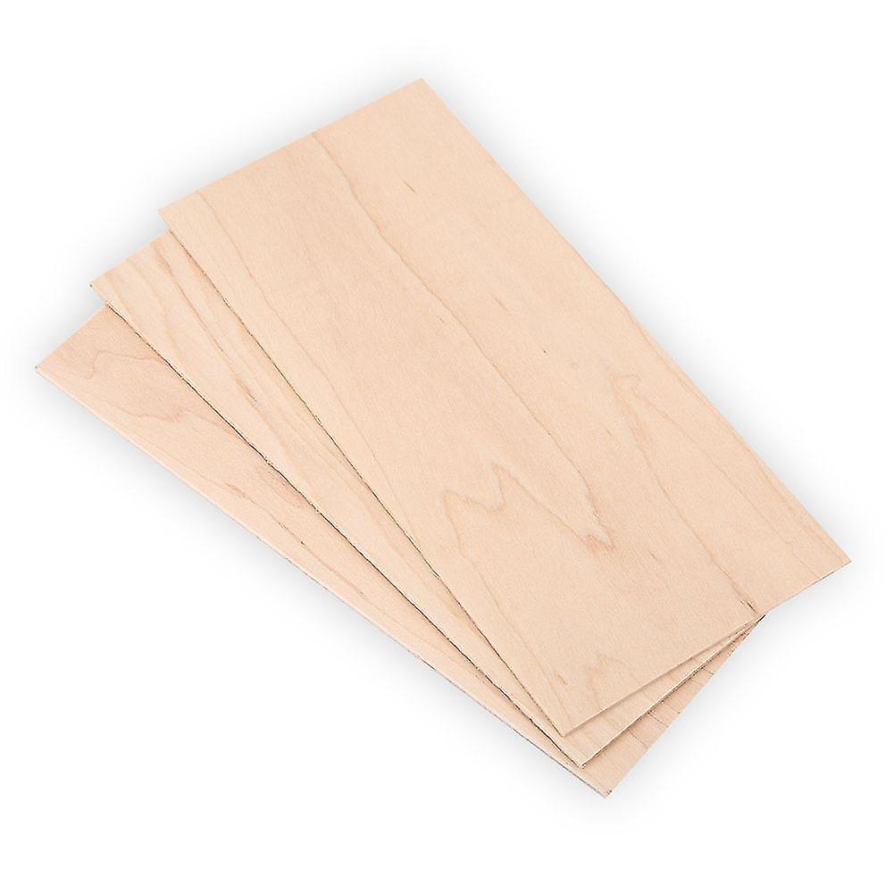 3pcs Maple Guitar Headstock Veneer Plates Replacement Part for Luthiers