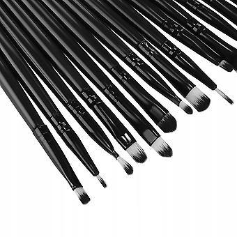 Makeup Brush Set - Set of 20 - Black