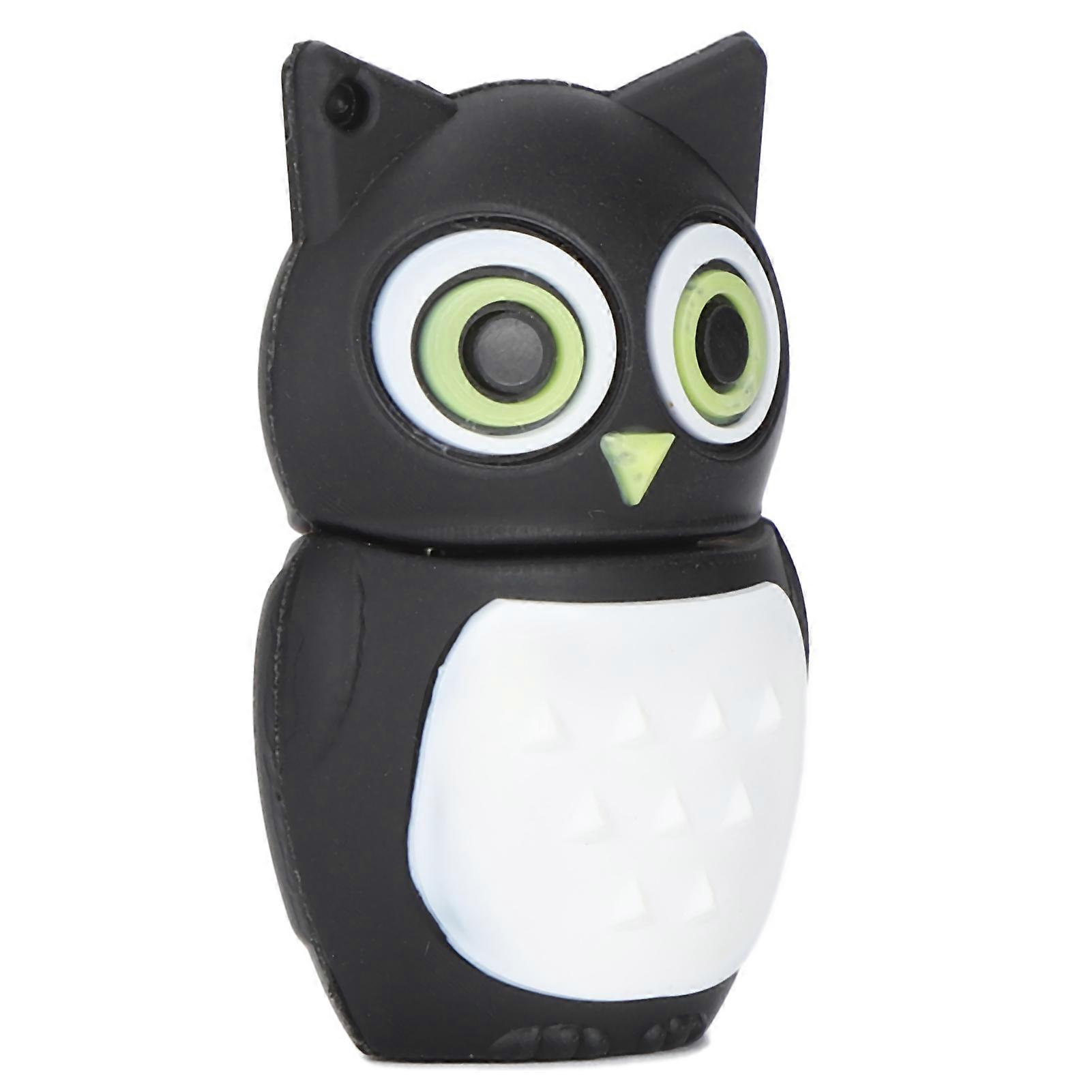 Cartoon U Disk Black Owl Appearance High Speed Bulk Storage Flash Drive Memory Device16GB