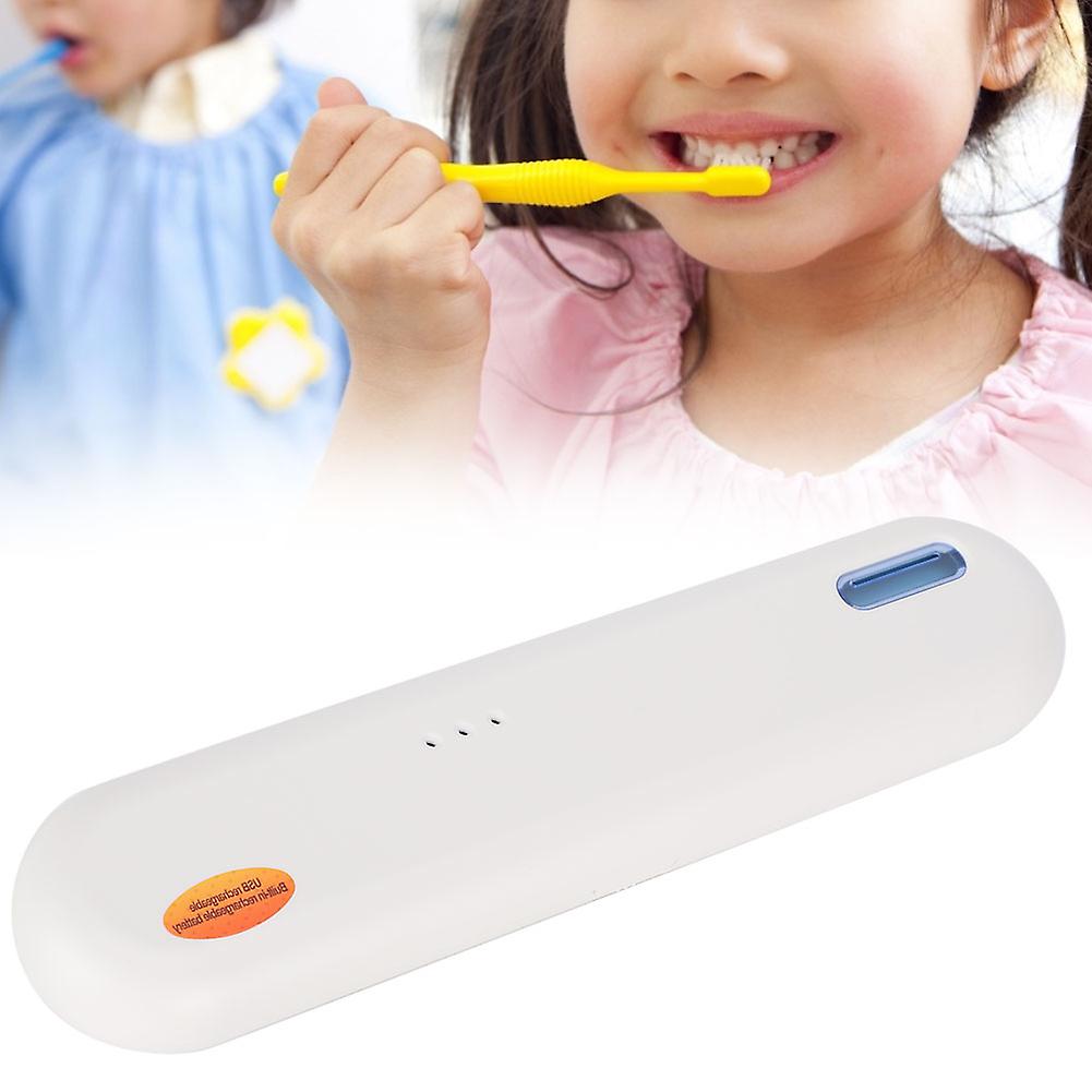 Portable USB UV Toothbrush Sterilizer Box White, 0.5W, 5 Min