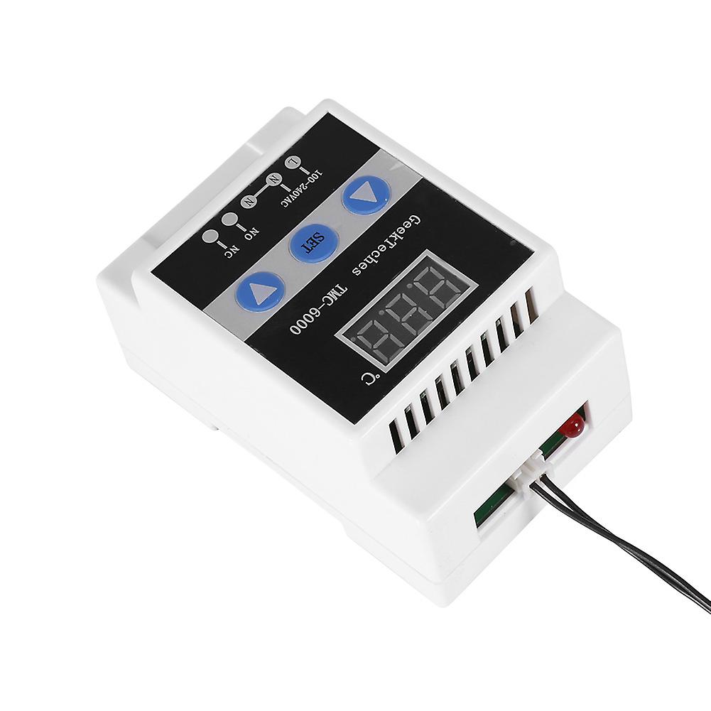AC 100-240V Digital LED Temperature Controller Thermostat with Air Sensor TMC-6000