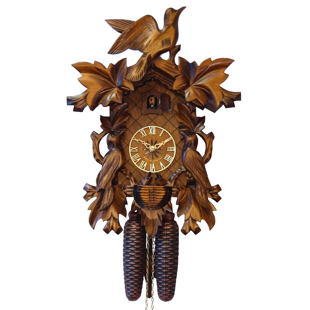 Engstler - 634/8 - Cuckoo Clock - 8-Day Chain Hoist - Walnut