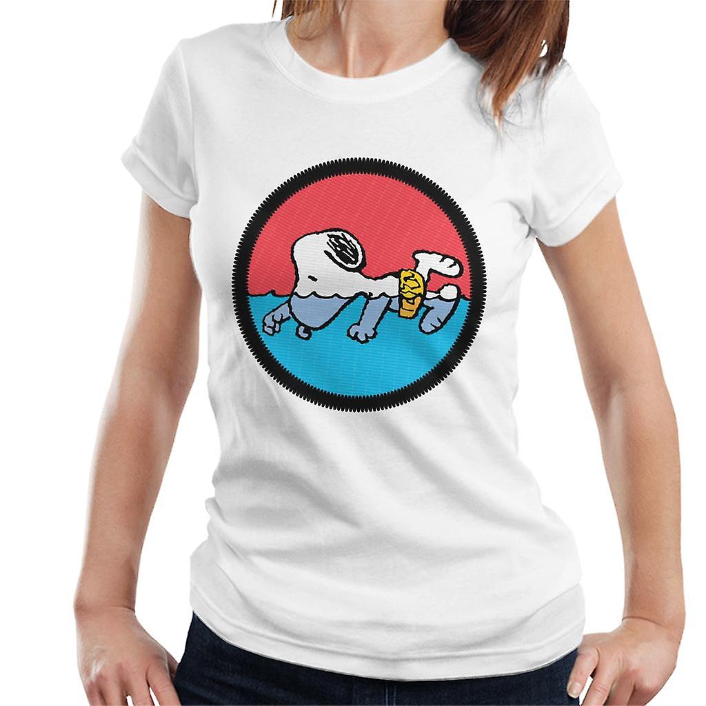 Peanuts Snoopy Swimming Women's T-Shirt