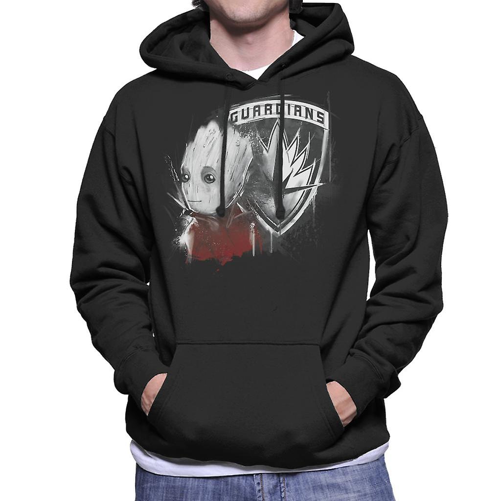 Felpa con cappuccio di schizzo Marvel guardiani della galassia