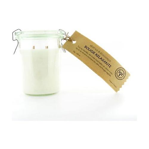 Relaxing cedar and verbena candle with wood wick 120 g