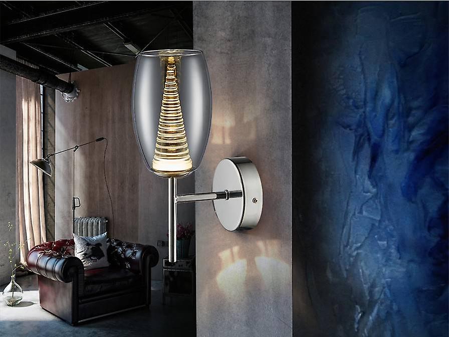 Nebula Integrated LED Crystal Wall Lamp Chrome