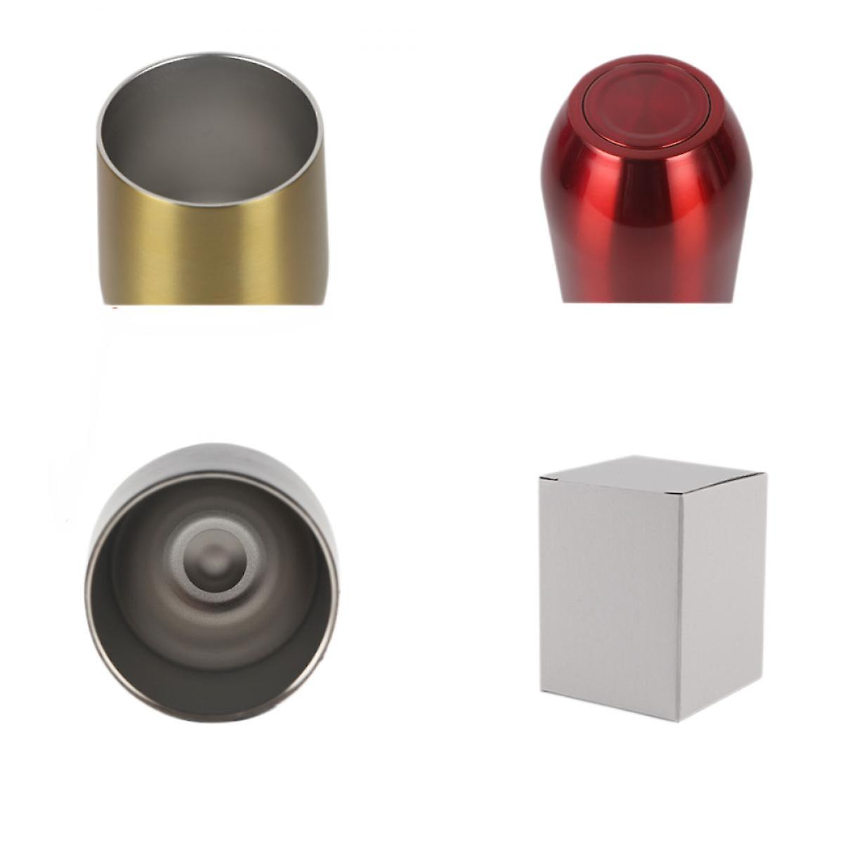 JUSCH Egg Cup Stainless Steel Creative U-shaped Red Wine Insulation Cup Big Belly 12oz Eggshell Cup Star Ocean Blue(WZ1746),QINWEI-812