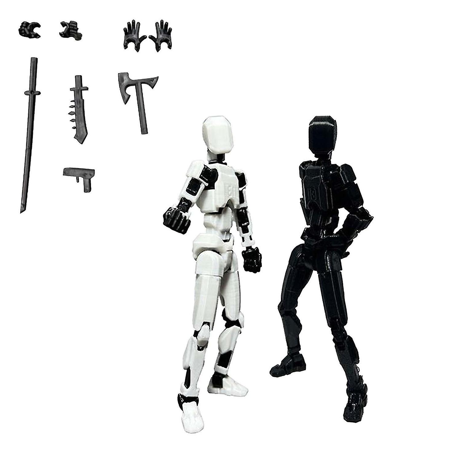 Action Figure Printed Movable 13 Articulated Robot Dummy Valentines Gifts For Him-xdd